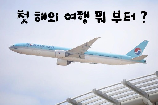 글의 이해를 돕기 위한 첫 해외 여행 준비 이미지