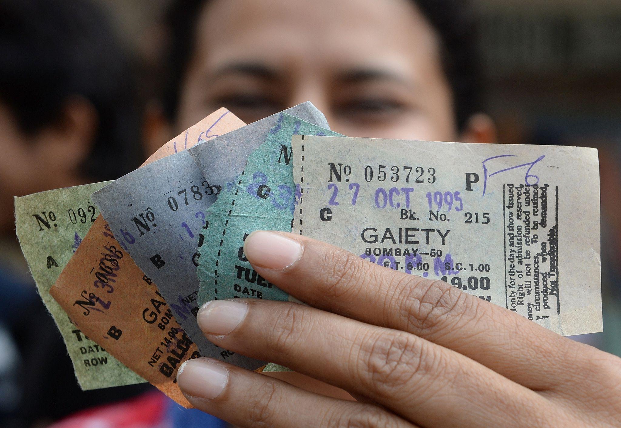 인도 영화 티켓