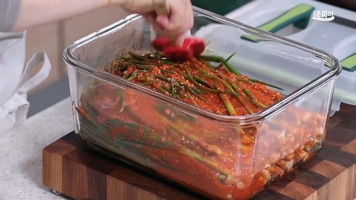 초간단 파김치 담그는법