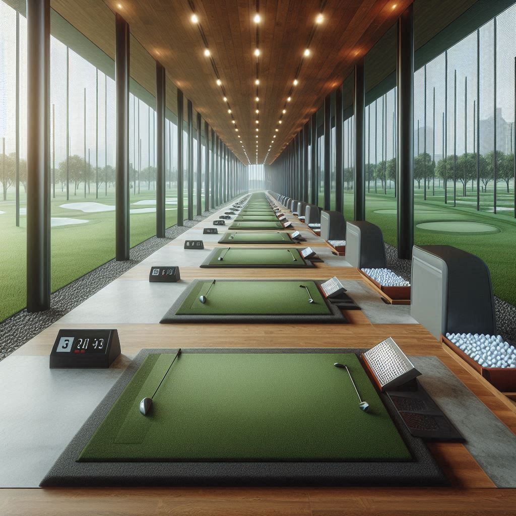실외골프연습장 배경