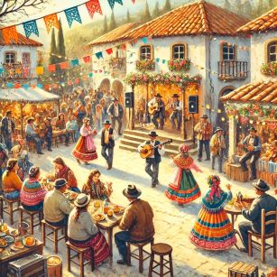 동네에서 즐거운 마을 축제: 문화 체험하기