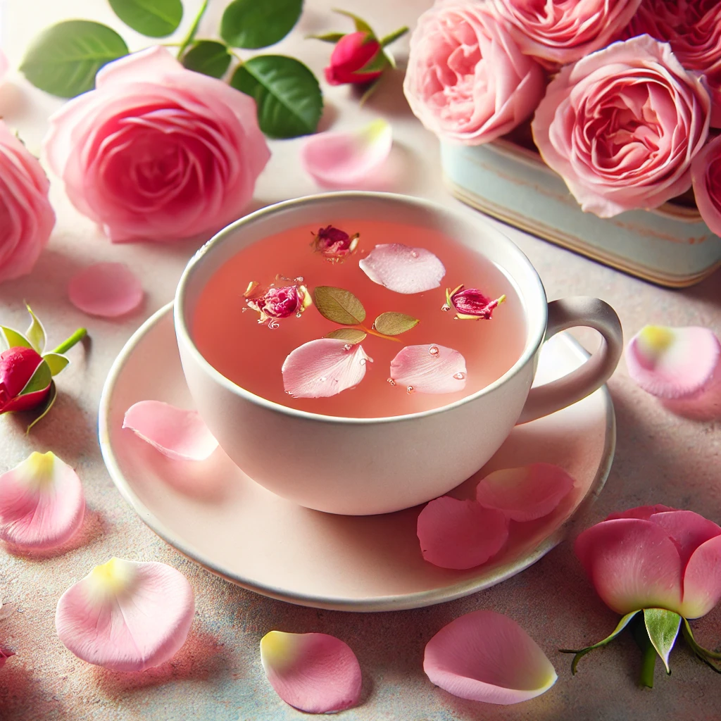 장미꽃 차