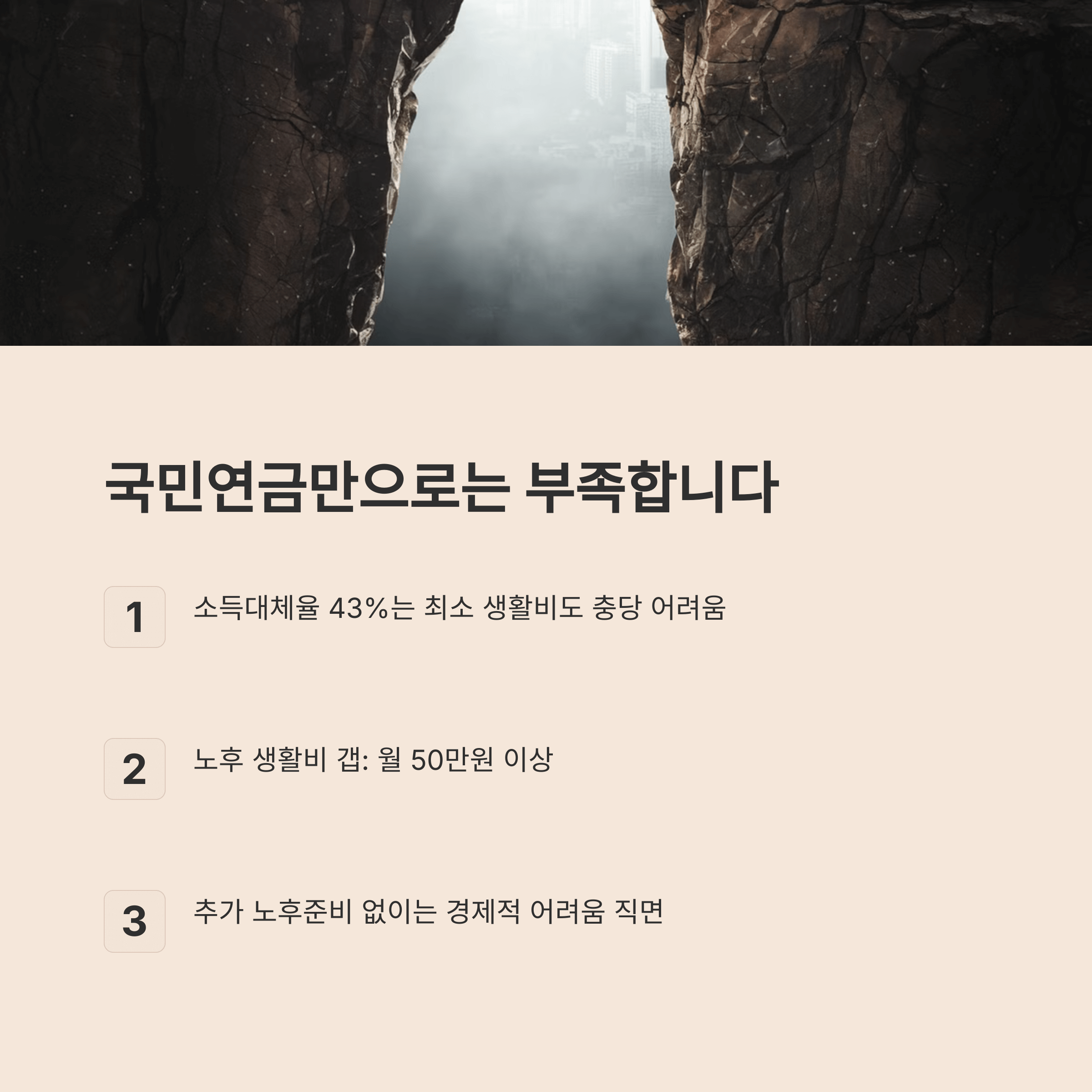 국민연금 소득대체율 43%