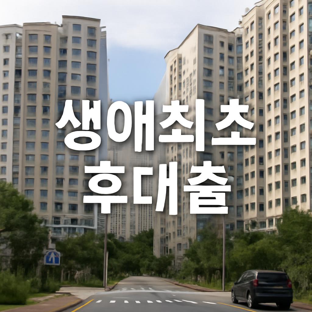 생애최초 후대출