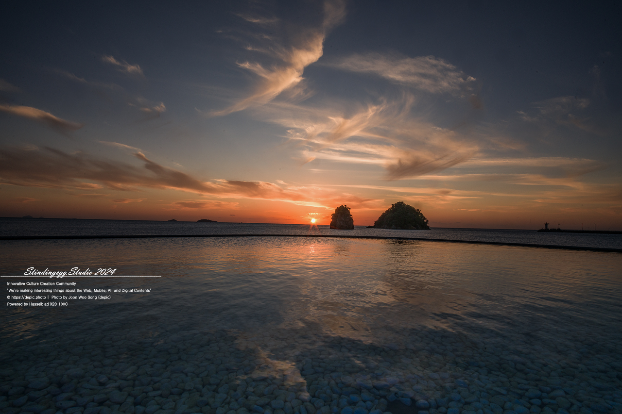 #일몰 #바다 #태안 #꽃지해수욕장