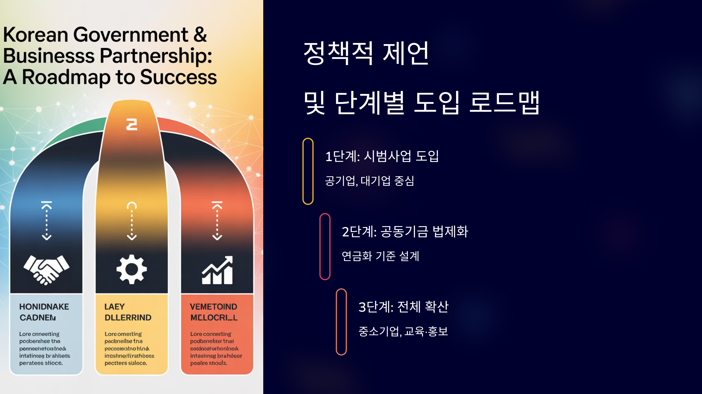 정책적 제언과 단계별 로드맵