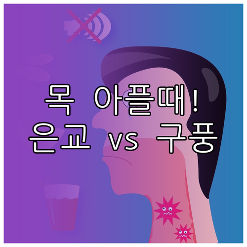 은교산과 구풍해독탕 차이점과 인후통 ..