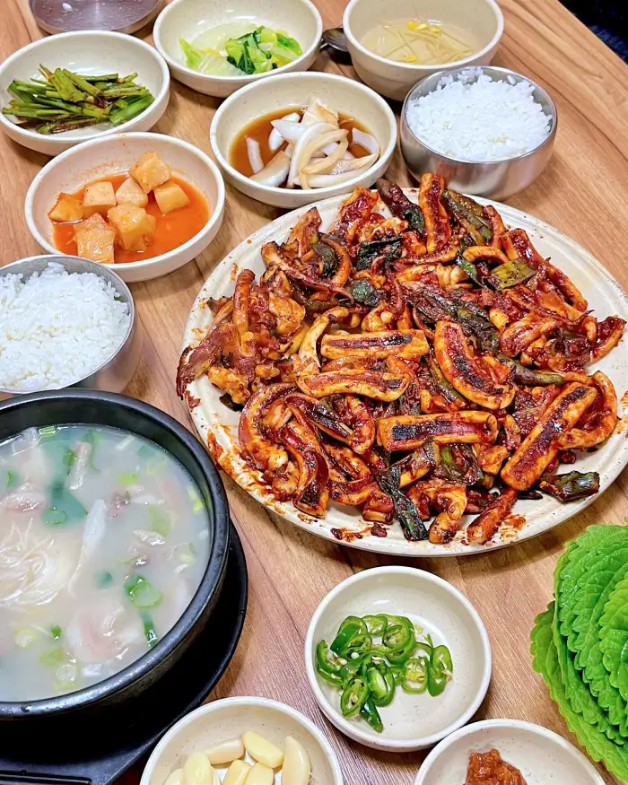 생방송 오늘저녁 경주 충효 오징어 불고기 오불 오징어볶음 맛집