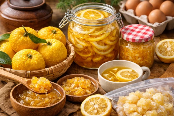 보관 직전 유자 상태 점검