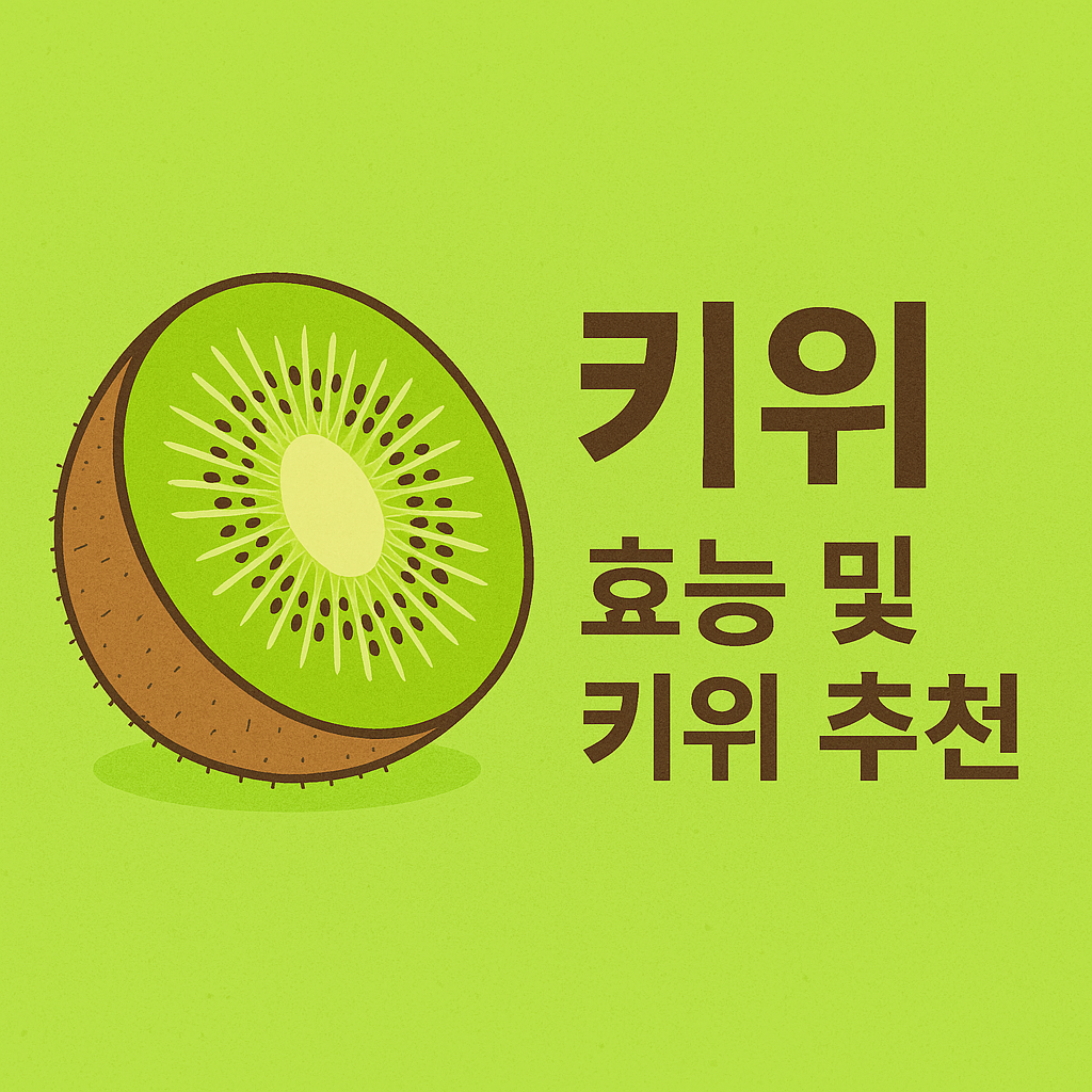 그린키위 골드키위 차이점 키위 효능 부작용 고르는 법