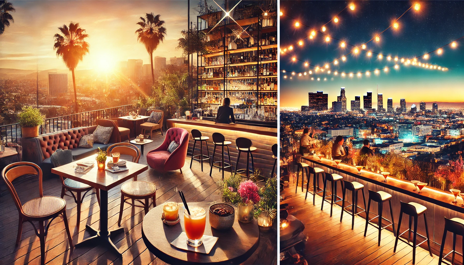 LA 감성 카페 & 루프탑 바 전경