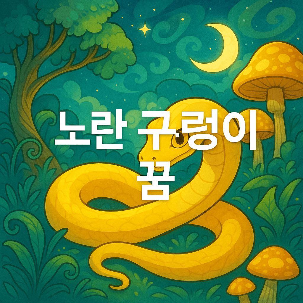 노란 구렁이 꿈