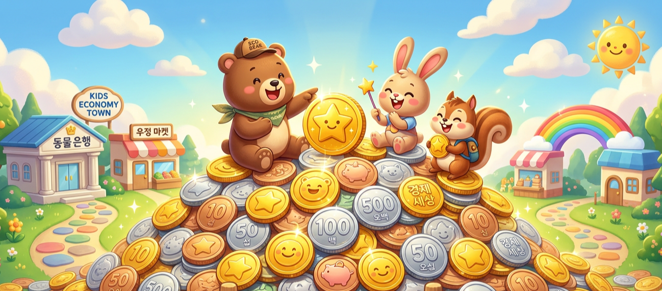 어린이 눈높이에 맞춘 경제관련 이미지