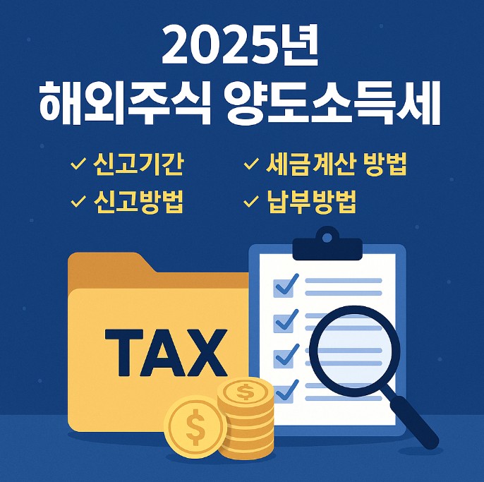 2025년 해외주식 양도소득세