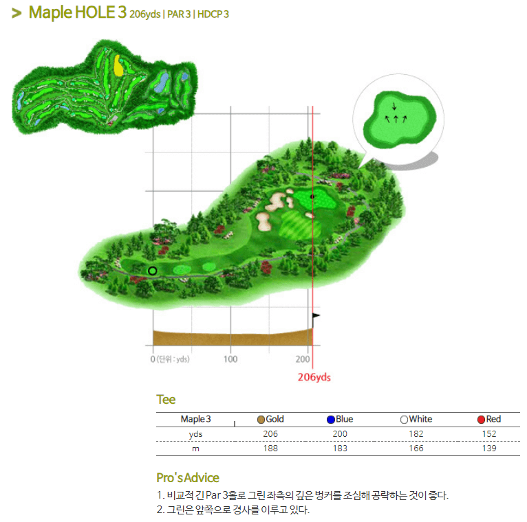 가평베네스트 골프클럽 메이플코스 3