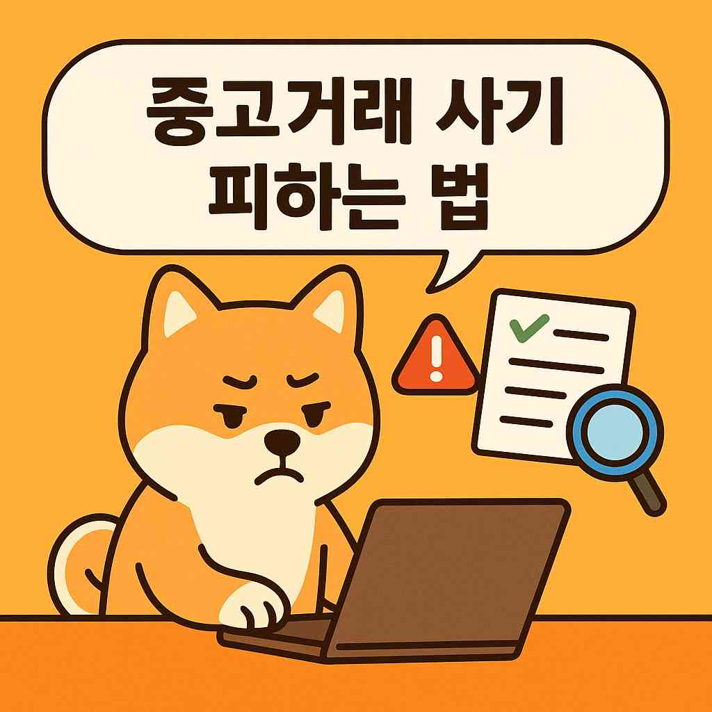 중고거래 사기 피하는 법 (키워드 검색, 거래 전 체크리스트)