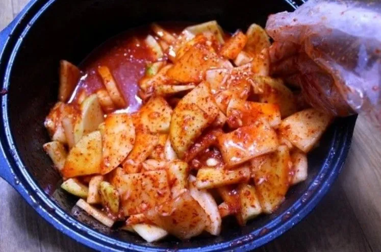 설렁탕 집 깍두기 레시피