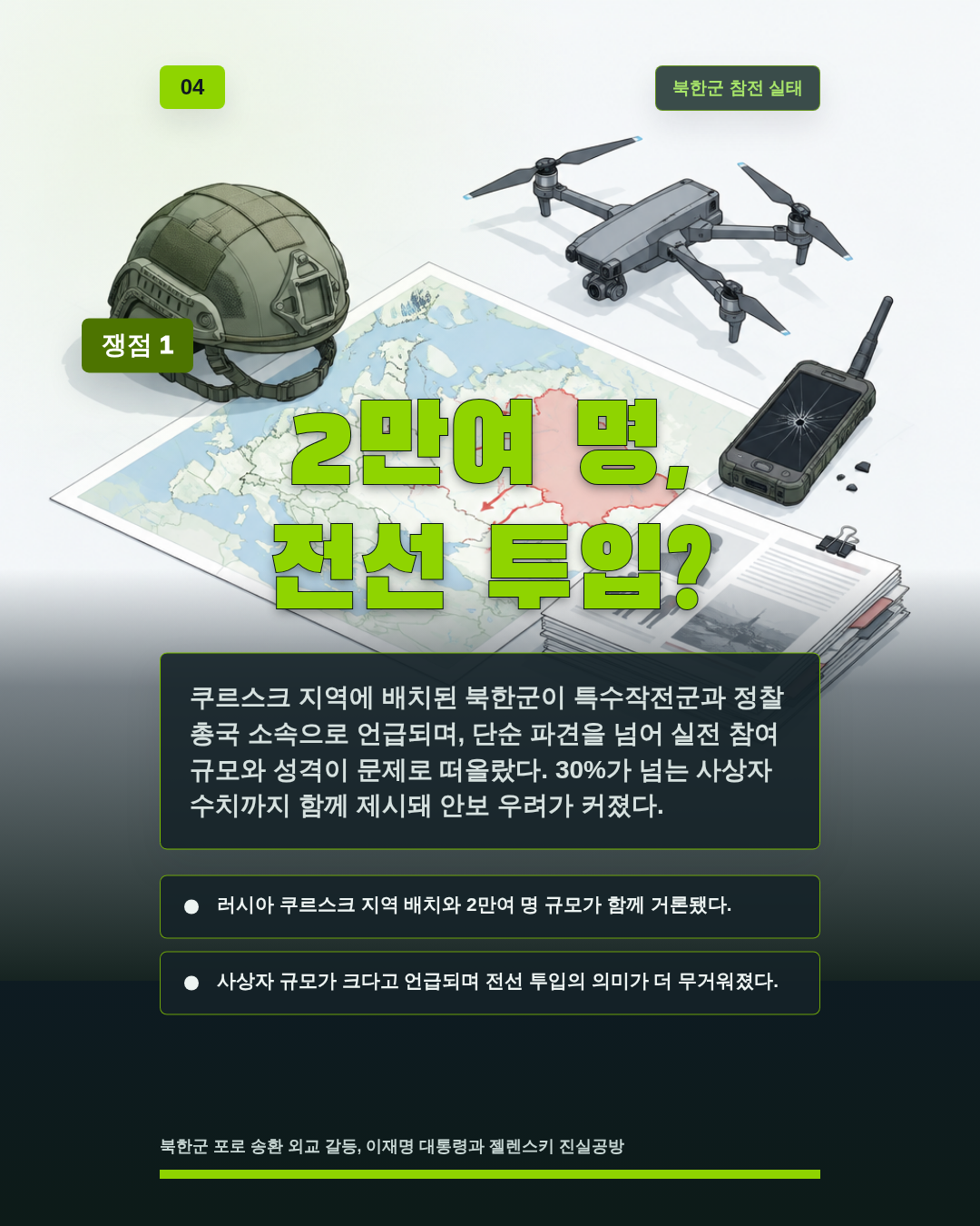 2만여 명, 전선 투입?