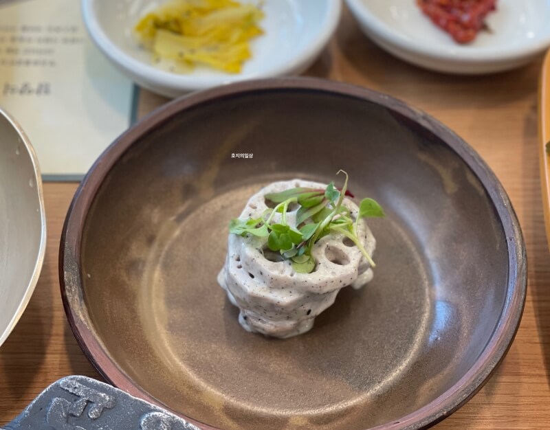 아산 온양 떡갈비 맛집 쌍교숯불갈비 흑임자 연근