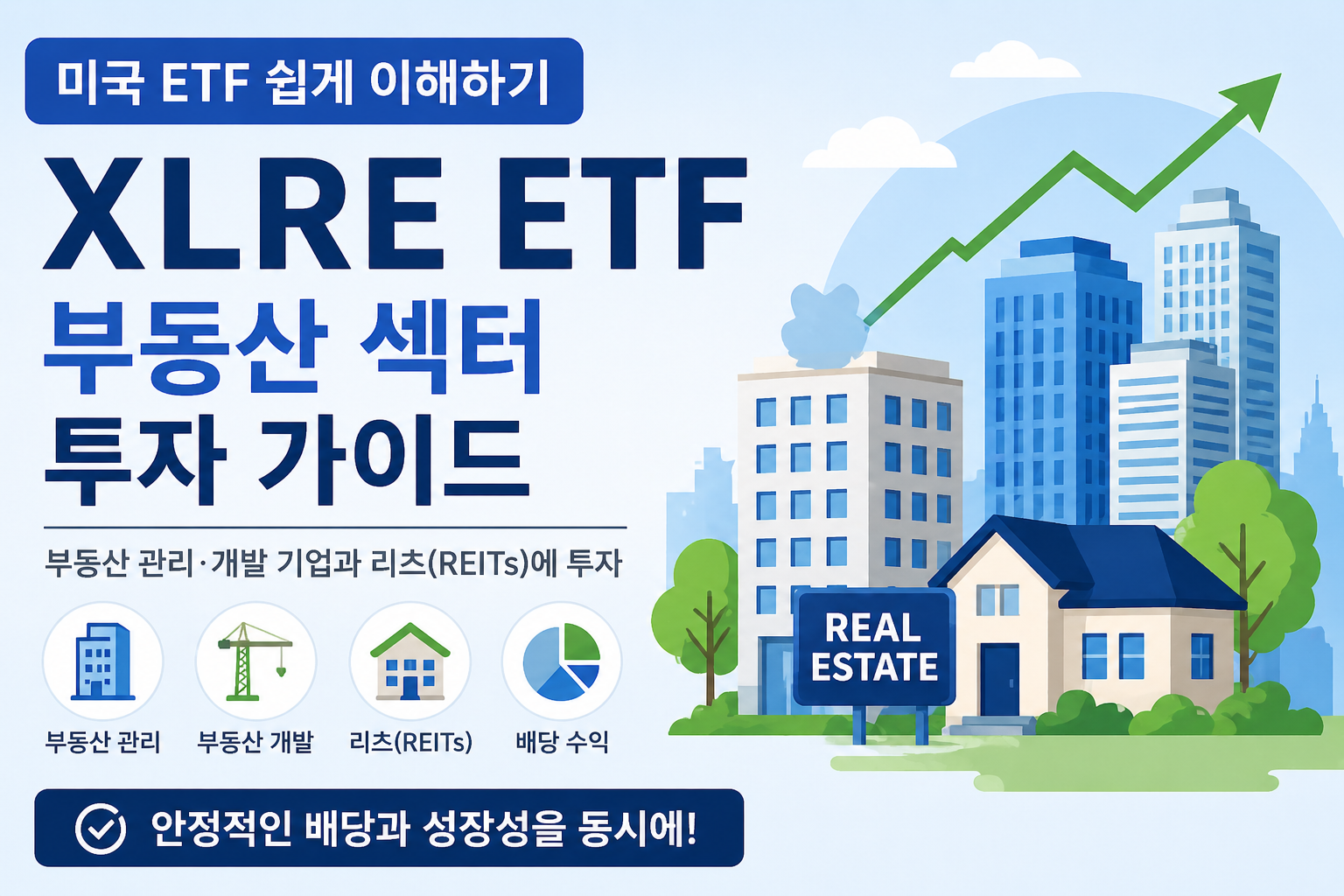 S&P500 부동산 ETF XLRE 한눈에 정리