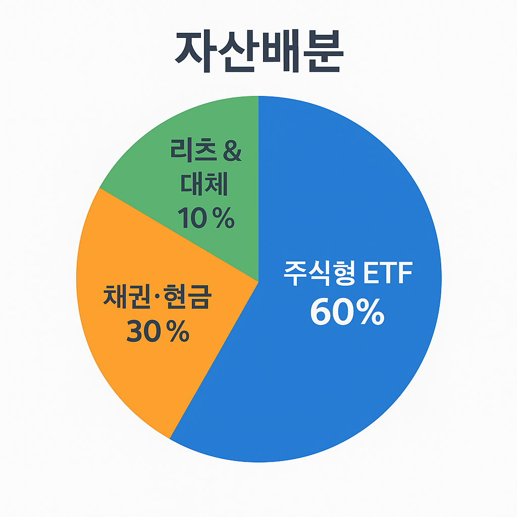 ISA 자산배분 파이차트