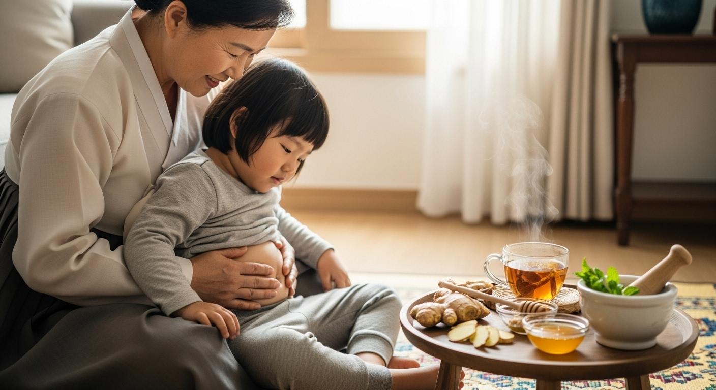 배가 아프거나 속이 좋지 않을 때의 민간요법