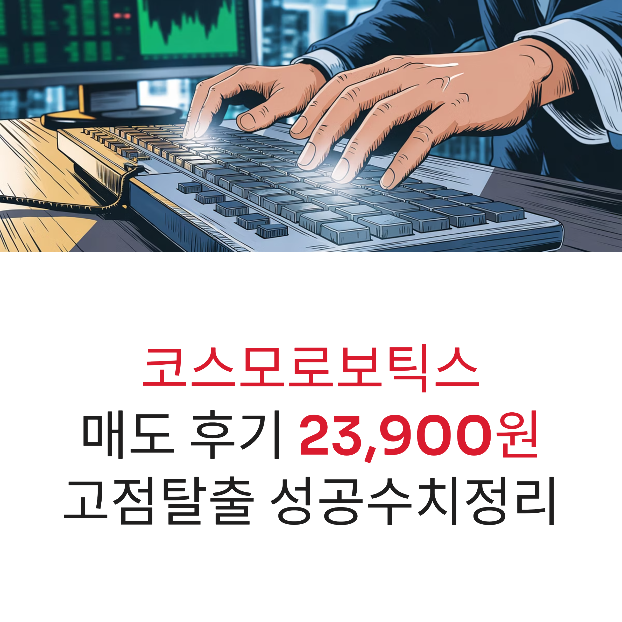 코스모로보틱스 매도 후기