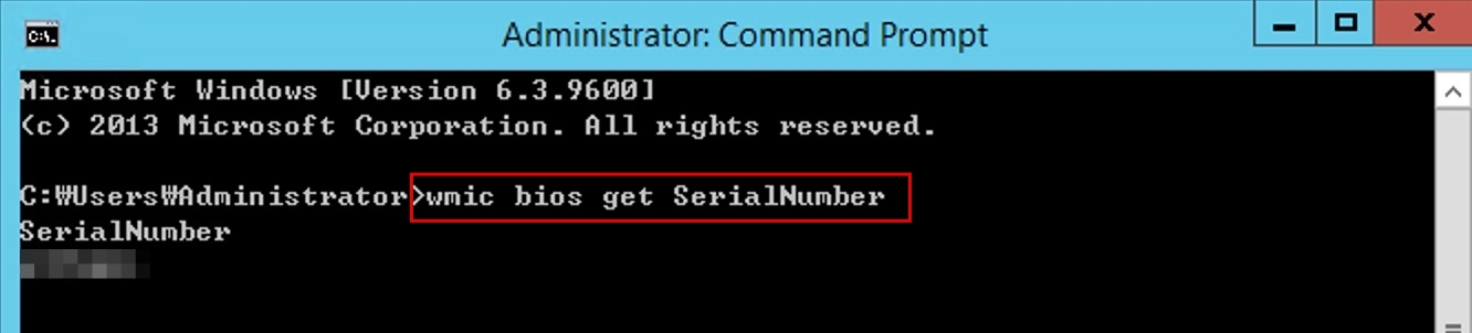 서버 시리얼 번호 출력 명령어