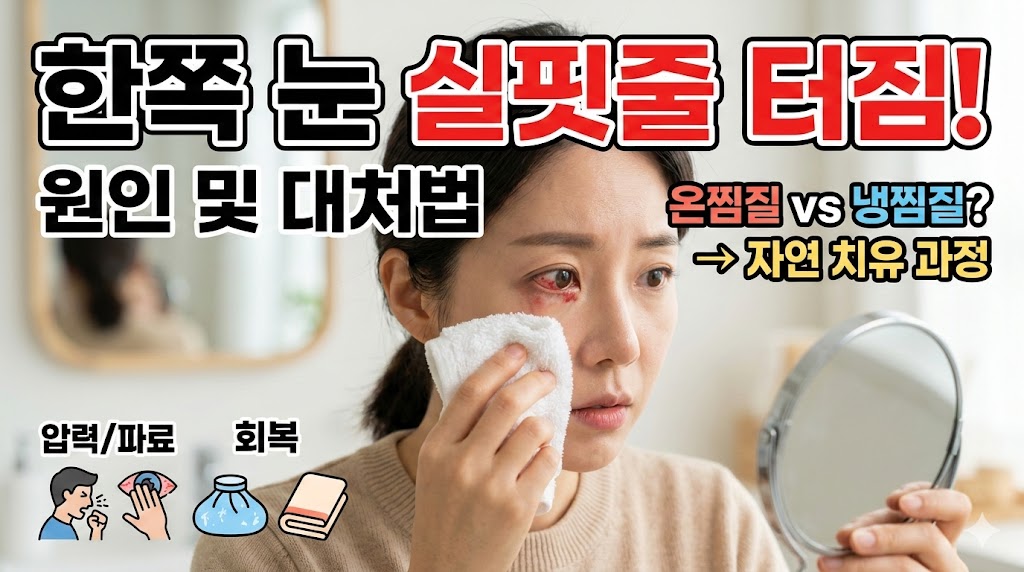 눈 실핏줄이 터지는 이유