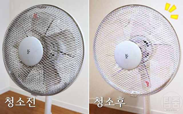 선풍기 청소법,리빙 팁줌