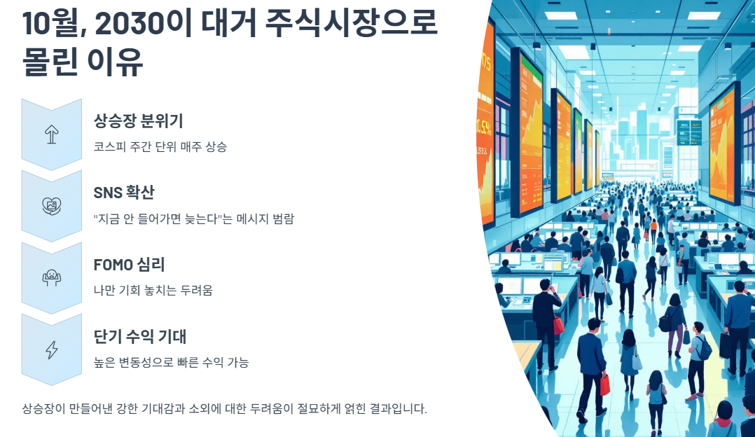 10월, 왜 2030이 대거 주식시장으로 몰렸나?