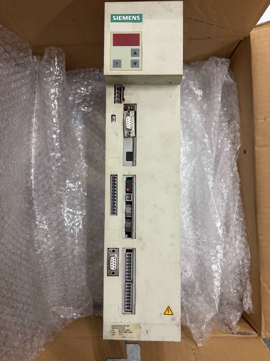 SIEMENS MASTERDRIVES 동작 에러 수리 사례 1