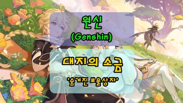 [원신] 몬드 대지의 소금 숨겨진 보물상자 찾기(정교한/진귀한)