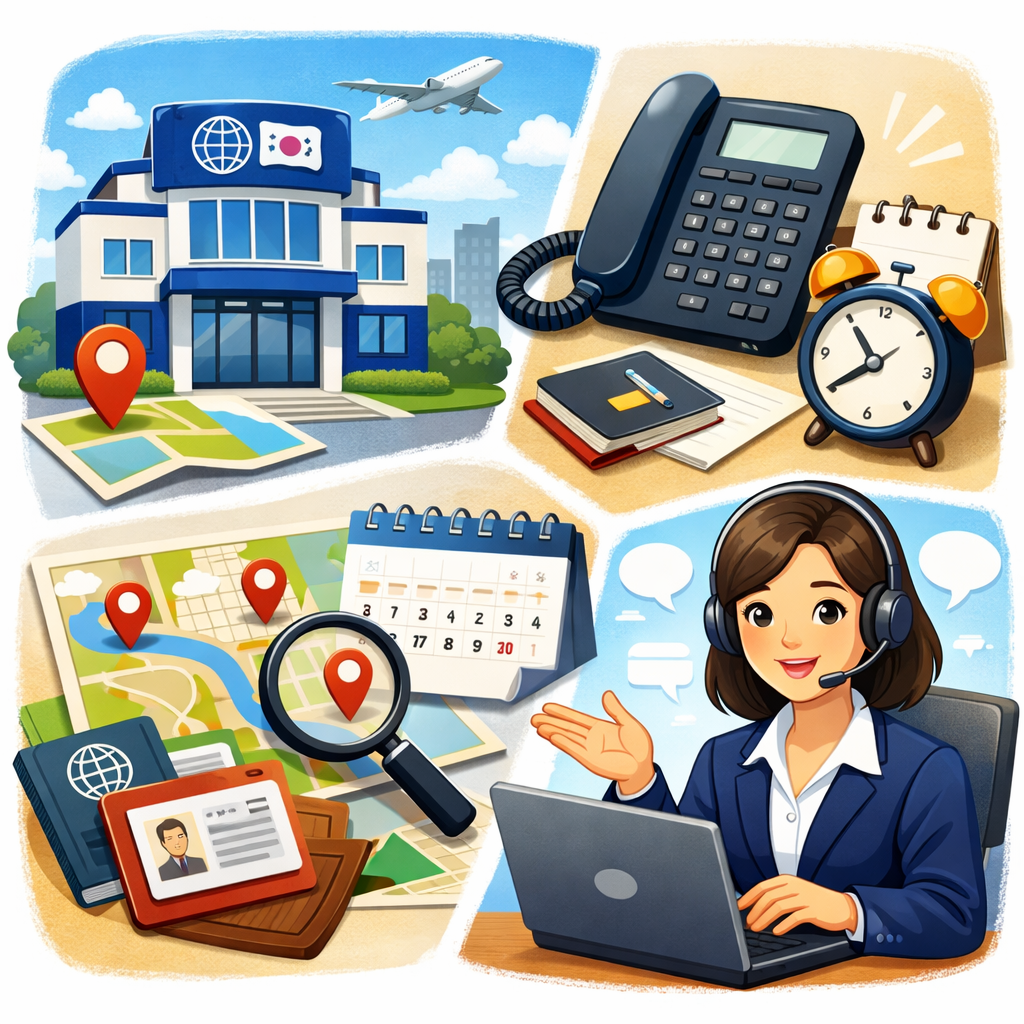 출입국 관리사무소 위치·전화번호·업무시간 총정리|상담원 연결 방법까지 관련 사진