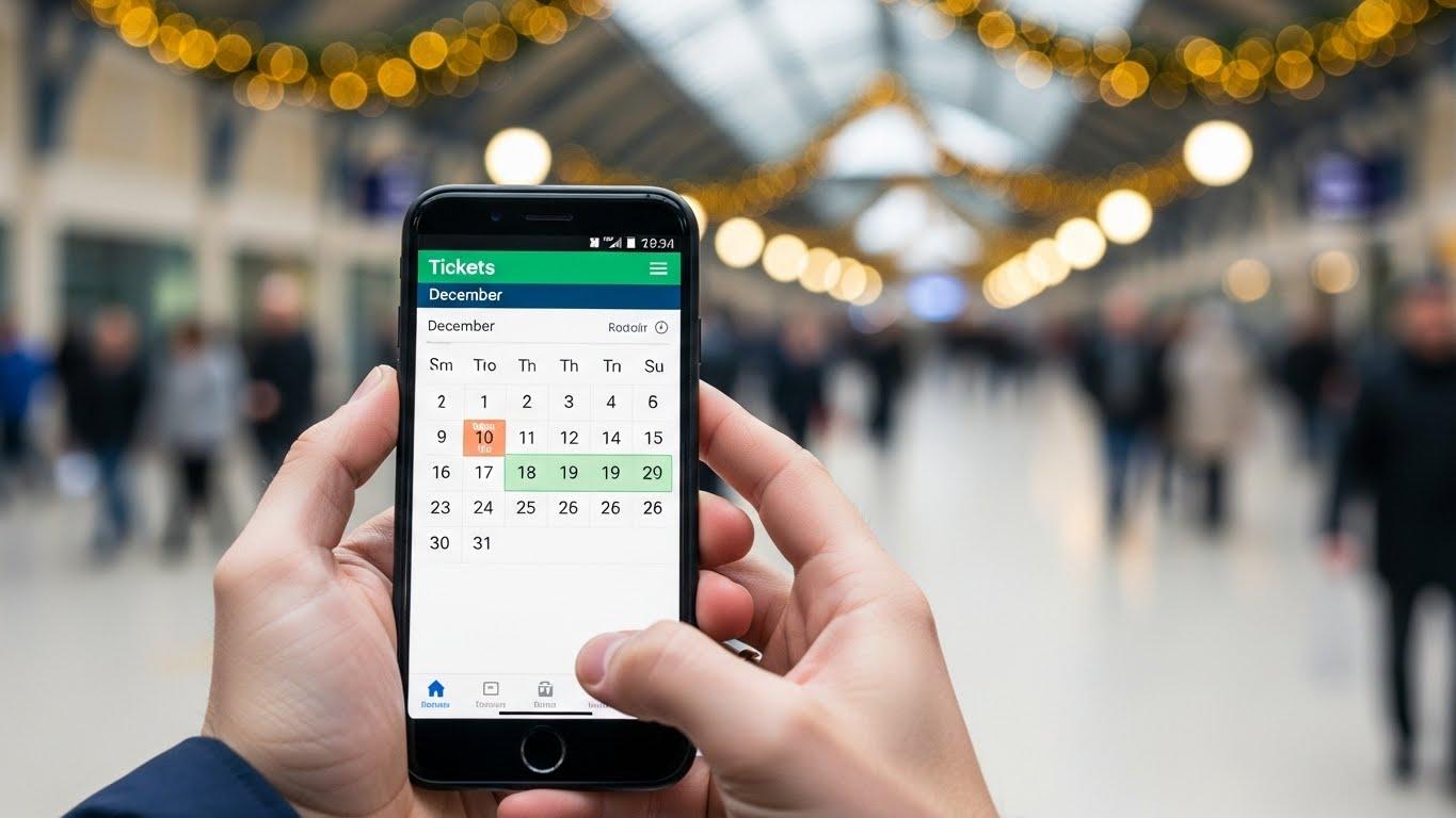 연말 기차표 예매