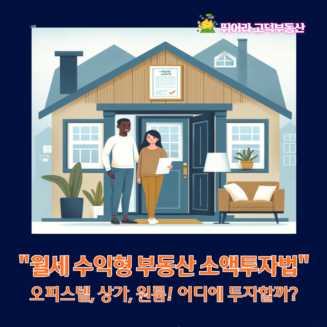 월세 수익형 부동산 소액투자법