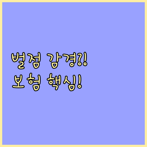 착한운전 마일리지 벌점 감경 제도와 ..