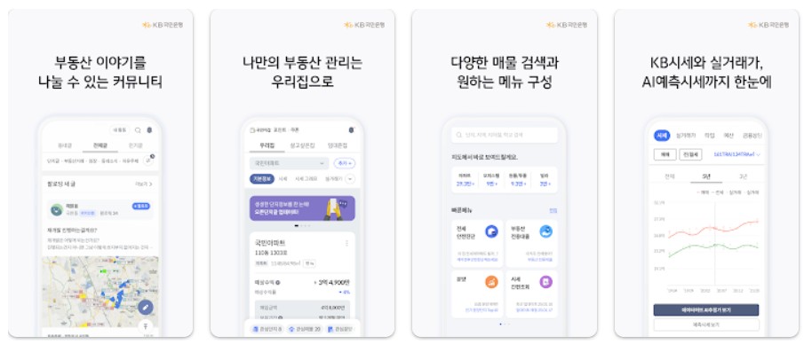 kb 부동산 실거래가 조회