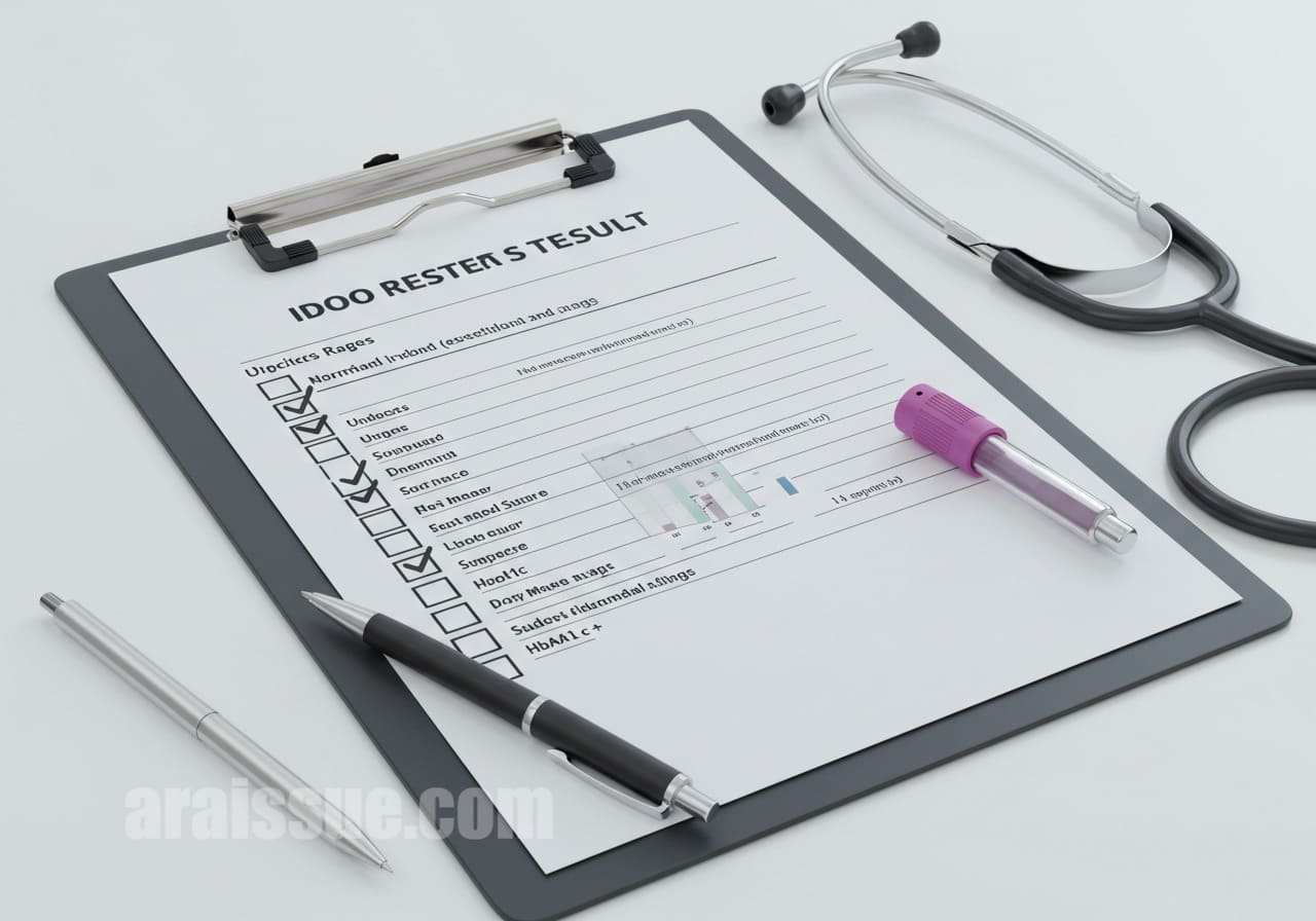 당뇨병 진단을 위한 체크리스트입니다