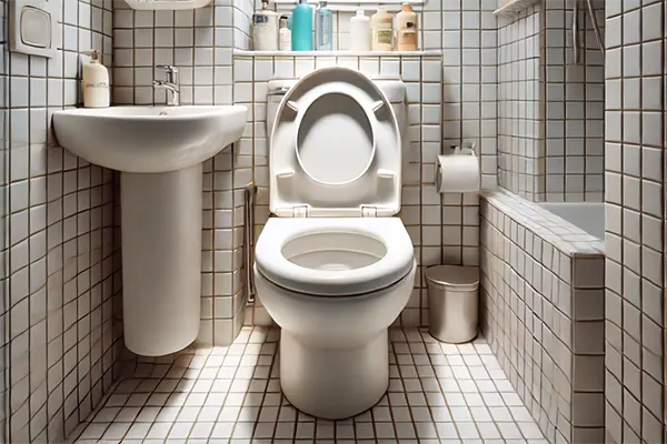 뚜껑을 닫아놓은 것과 열어놓은 것은 습도에 있어서 큰 차이가 있다. 뚜껑을 덮어둔 양변기 변좌안은 세균들에겐 천국이 된다.