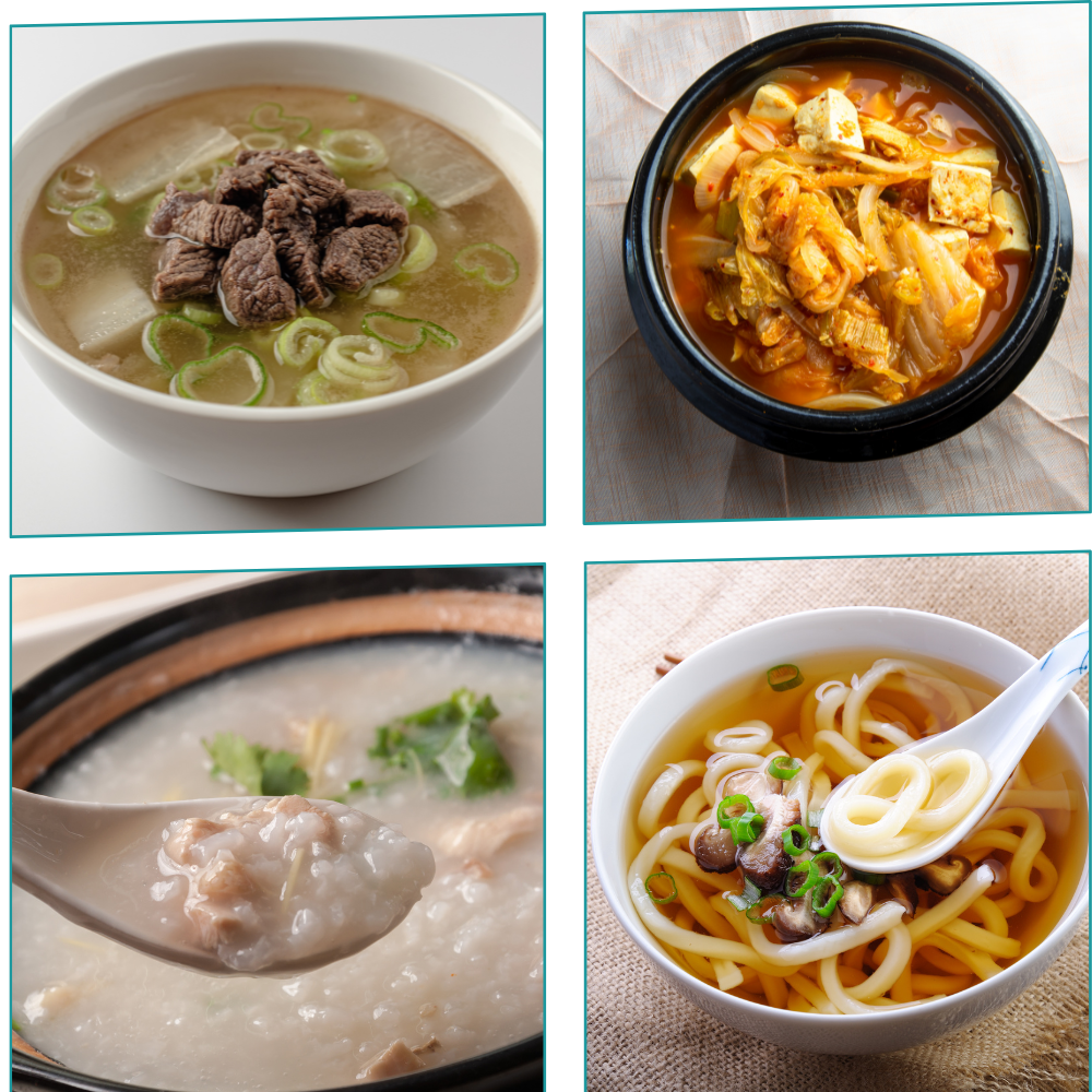 천연육수로 만든 요리