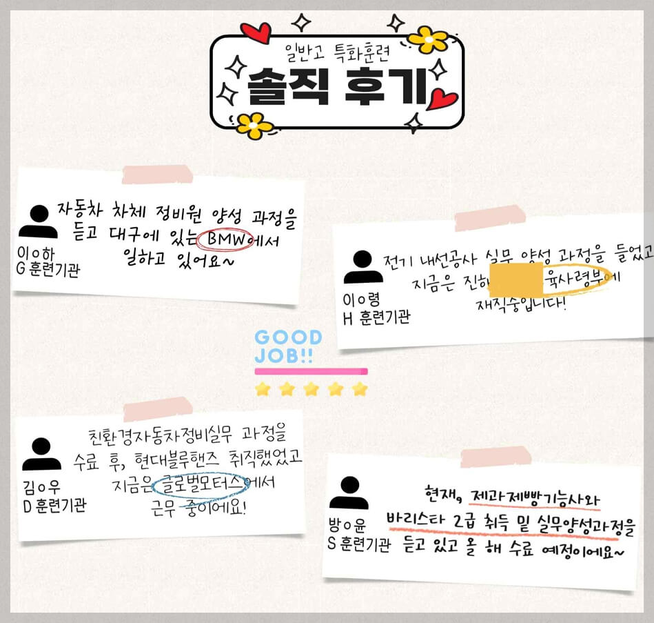 일반고 특화훈련 후기