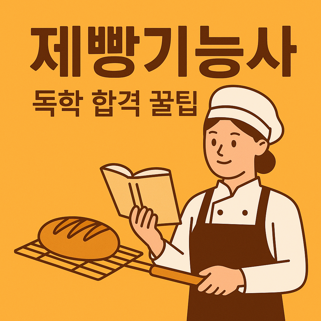 제빵기능사 독학 가이드 - 필기/실기 합격률 높이는 꿀팁