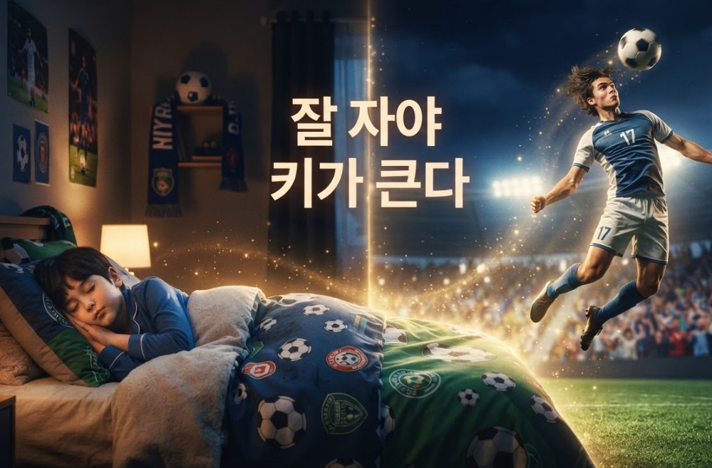 수면 습관이 잘 커야 키 성장에 도움