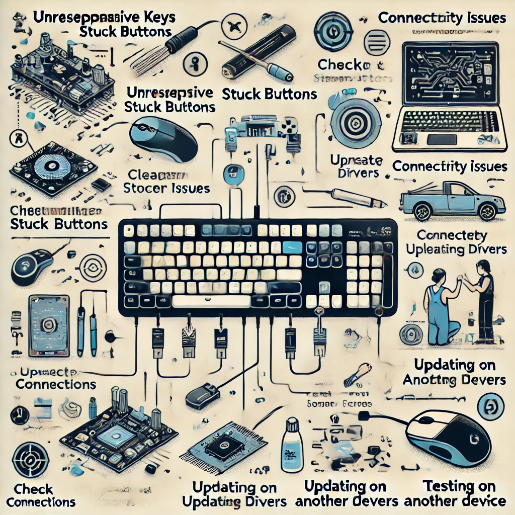 키보드와 마우스 고장 시 자가진단 및 수리법