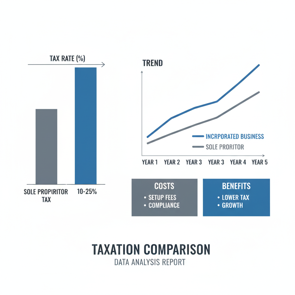 개인사업자 대비 법인세율 비교표