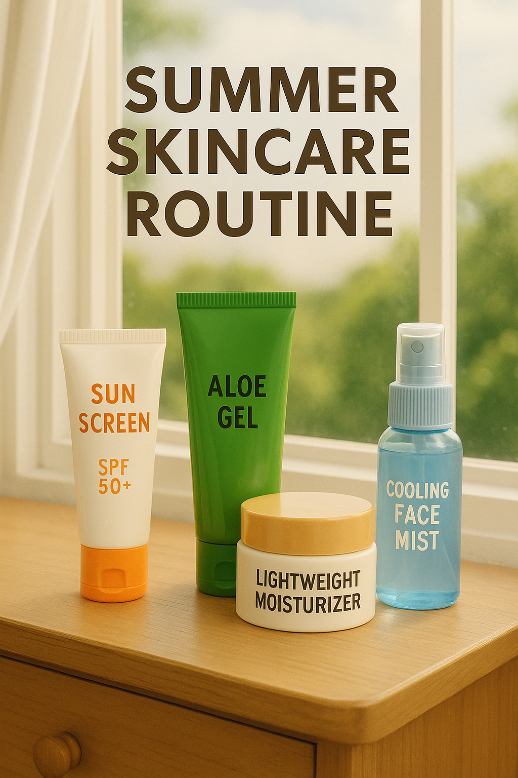 여름철 피부 관리 사진