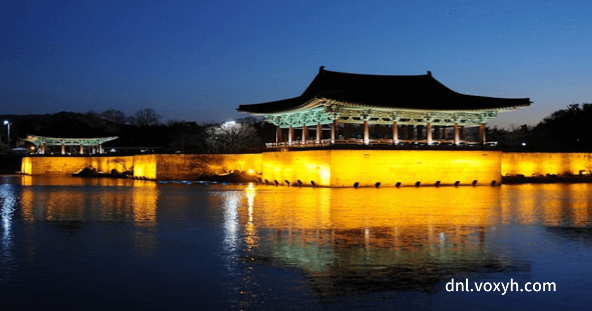 석굴암 주변의 안압지