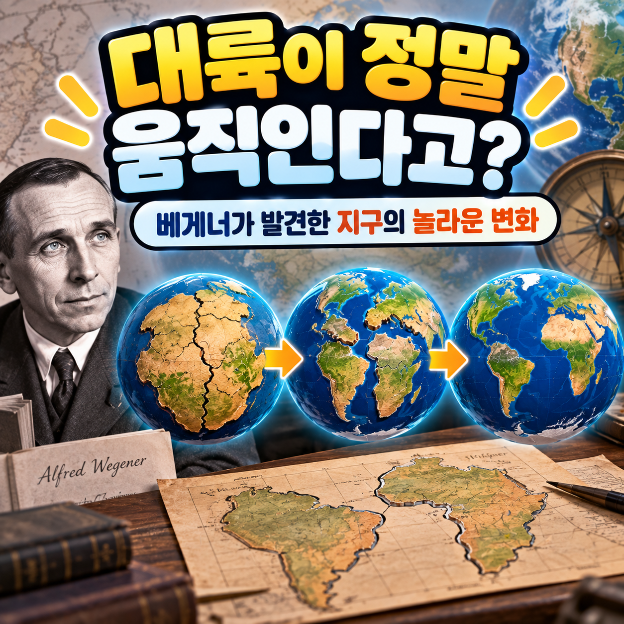 베게너가 발견한 지구의 놀라운 변화