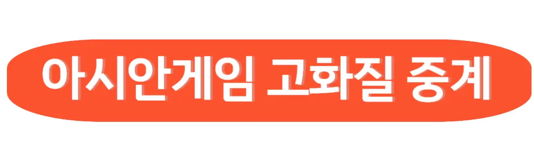 아시안게임 고화질중계